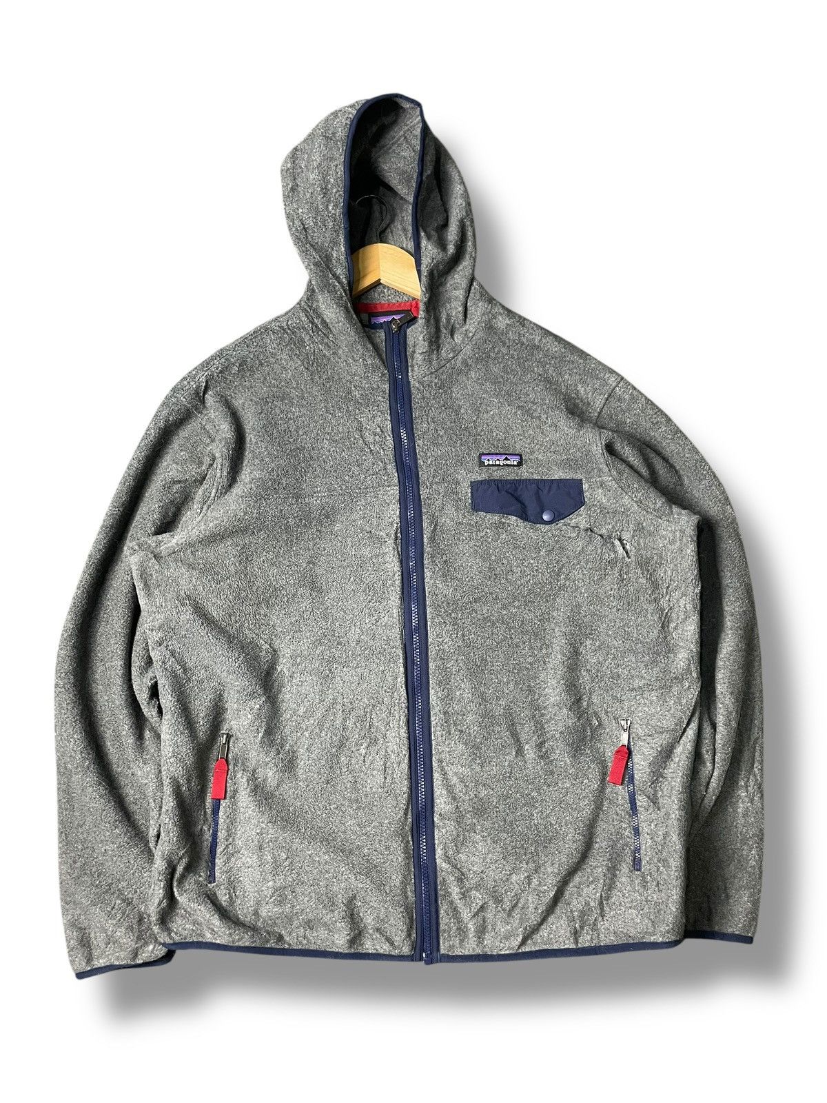 Japanese Brand × Patagonia × Vintage PATAGONIA Lightweight Synchilla Snap-T Hooded Jacket (101) Size US L / EU 52-54 / 3 - 1 Thumbnail