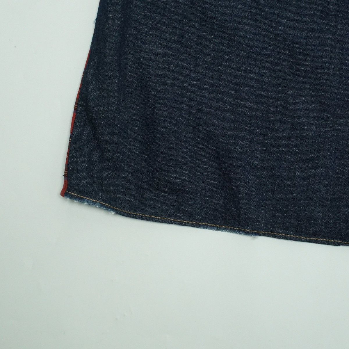 Miu Miu Miu Miu Sleeveless Plaid Denim Top Size M / US 6-8 / IT 42-44 - 6 Thumbnail