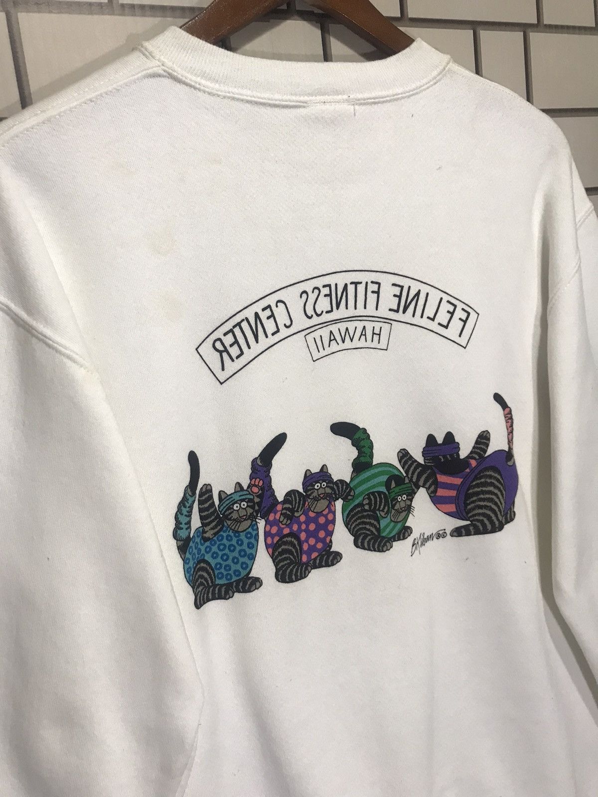 Other Vintage Bkliban Cat Hawai Sweatshirt Size US M / EU 48-50 / 2 - 9 Thumbnail