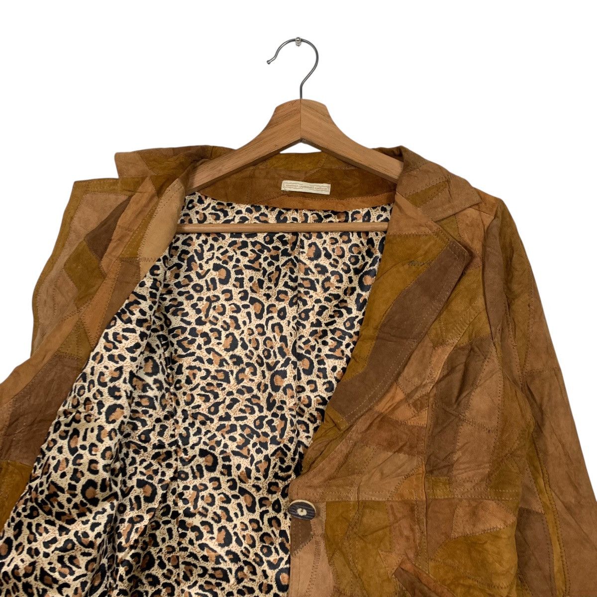 Japanese Brand Another Important Culture Geometric Design Leather Jacket Size M / US 6-8 / IT 42-44 - 10 Thumbnail