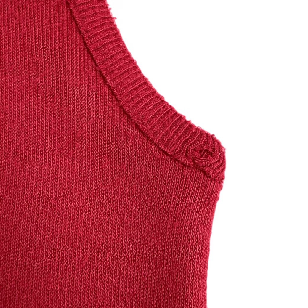 Vintage VINTAGE Pine State Sweater Vest Men Adult M Burgundy V Neck Orlon Acrylic 80s Size US M / EU 48-50 / 2 - 6 Thumbnail