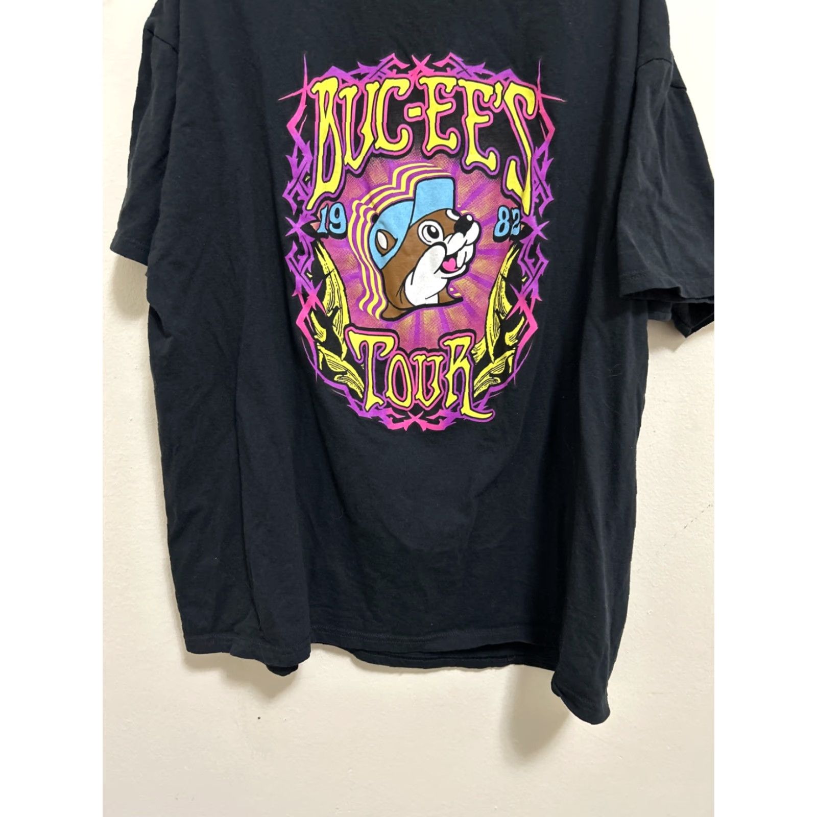 Doublet VINTAGE Buc-ees Tour 1982-2021 Double-Sided Tee Shirt Adult XL Black Mens Size US XL / EU 56 / 4 - 3 Thumbnail