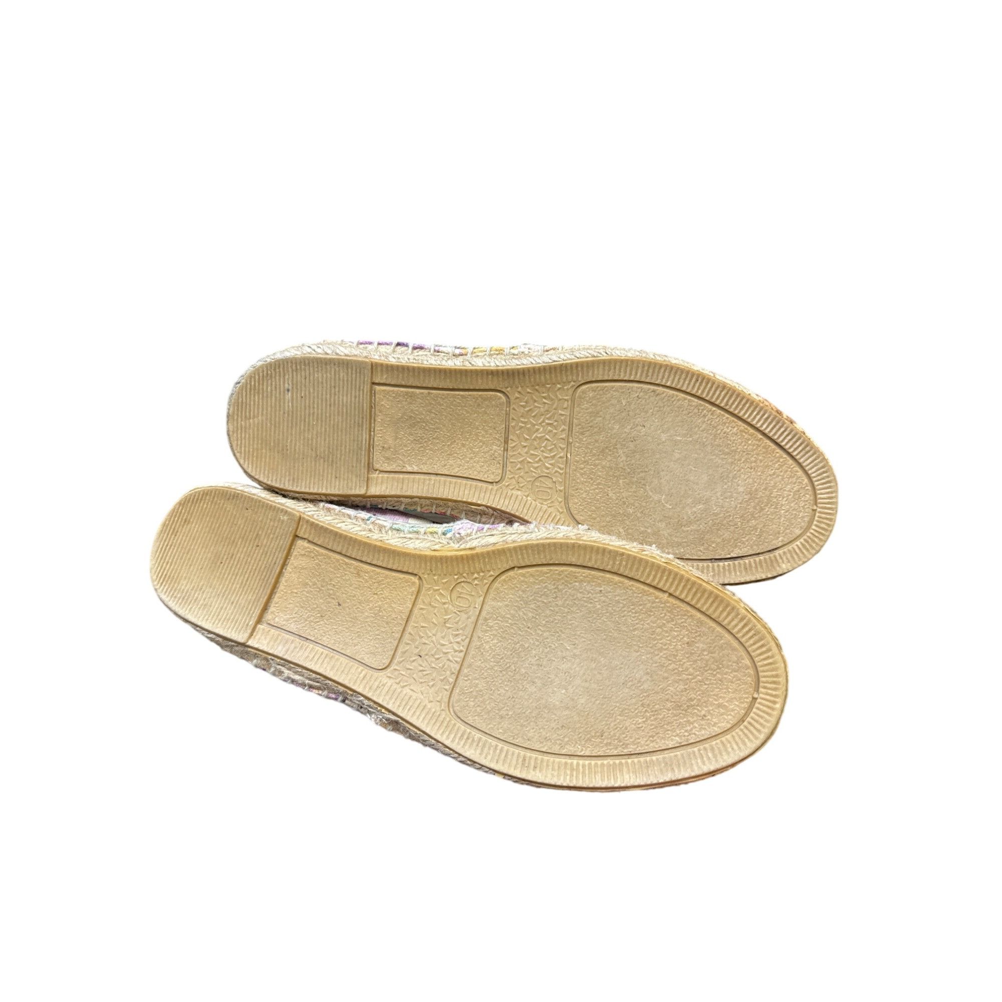Designer Cath Kidston Womens Floral Glitter Espadrilles Size 7 Size US 7 / IT 37 - 8 Thumbnail