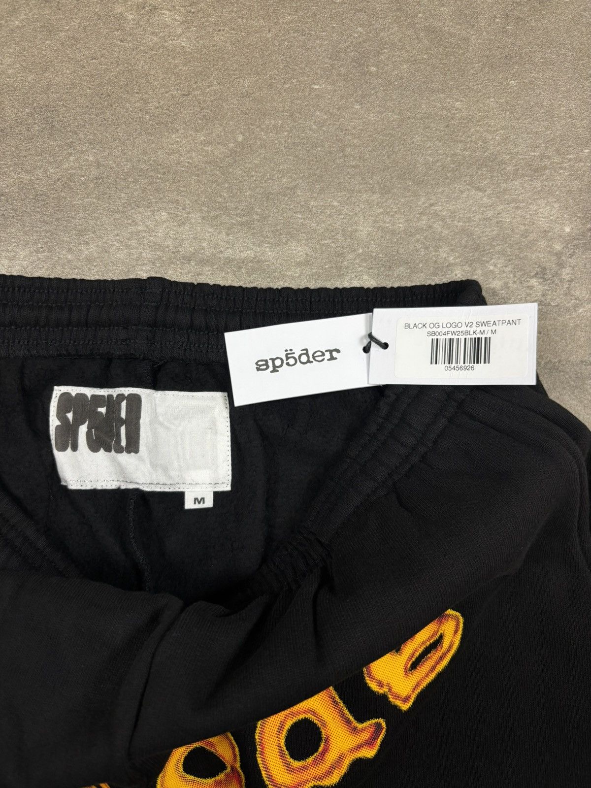 Sp5der Sp5der OG Logo V2 Sweatpants, Black Size US 32 / EU 48 - 4 Thumbnail