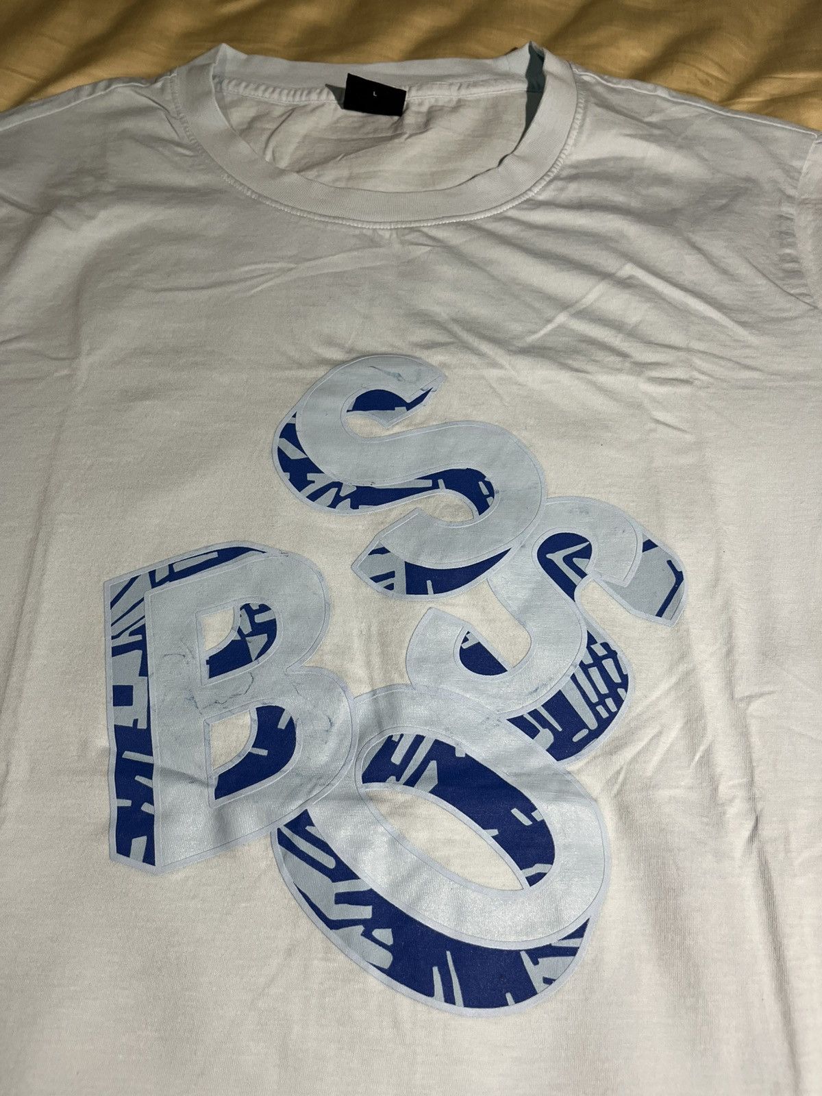 Hugo Boss Hugo Boss Tiburt 244 Light Blue Graphic Men's Large T-Shirt Size US L / EU 52-54 / 3 - 2 Thumbnail