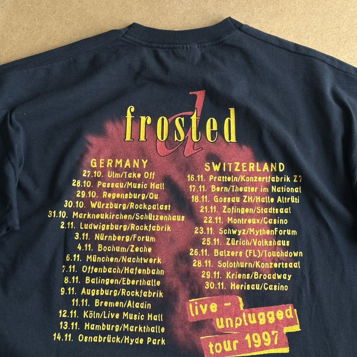 Band Tees Vintage 1997 Gotthard D Frosted Tour Band Tee Single Stitch Size US XL / EU 56 / 4 - 4 Thumbnail