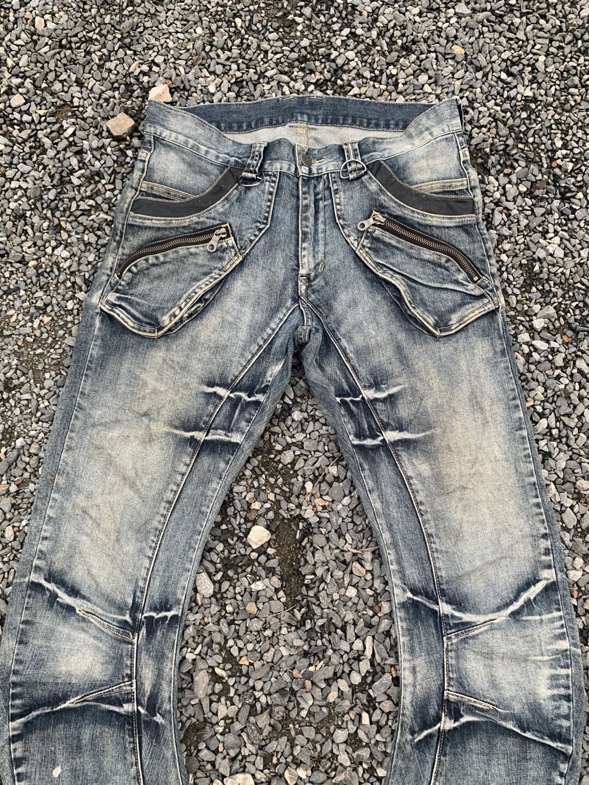 PPFM PPFM BANANA CURVE CUT BANANA JAPANESE PUNK RUSTY DENIM Size US 32 / EU 48 - 5 Thumbnail