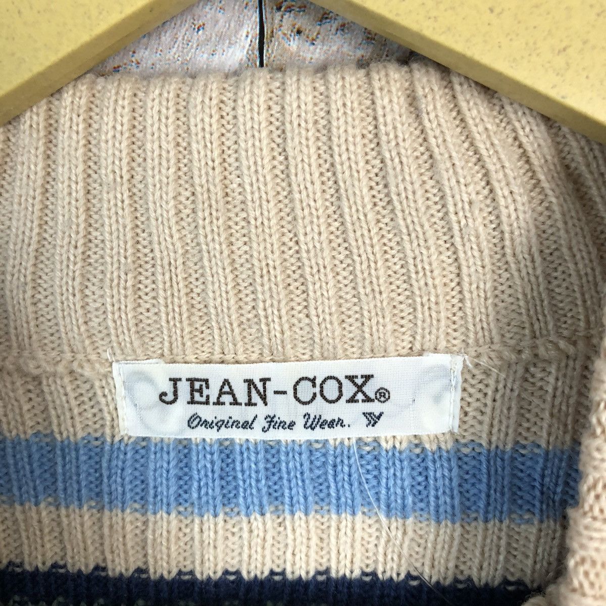 Homespun Knitwear Jeancox Stripe Brown Knitwear #A683 Size M / US 6-8 / IT 42-44 - 9 Thumbnail