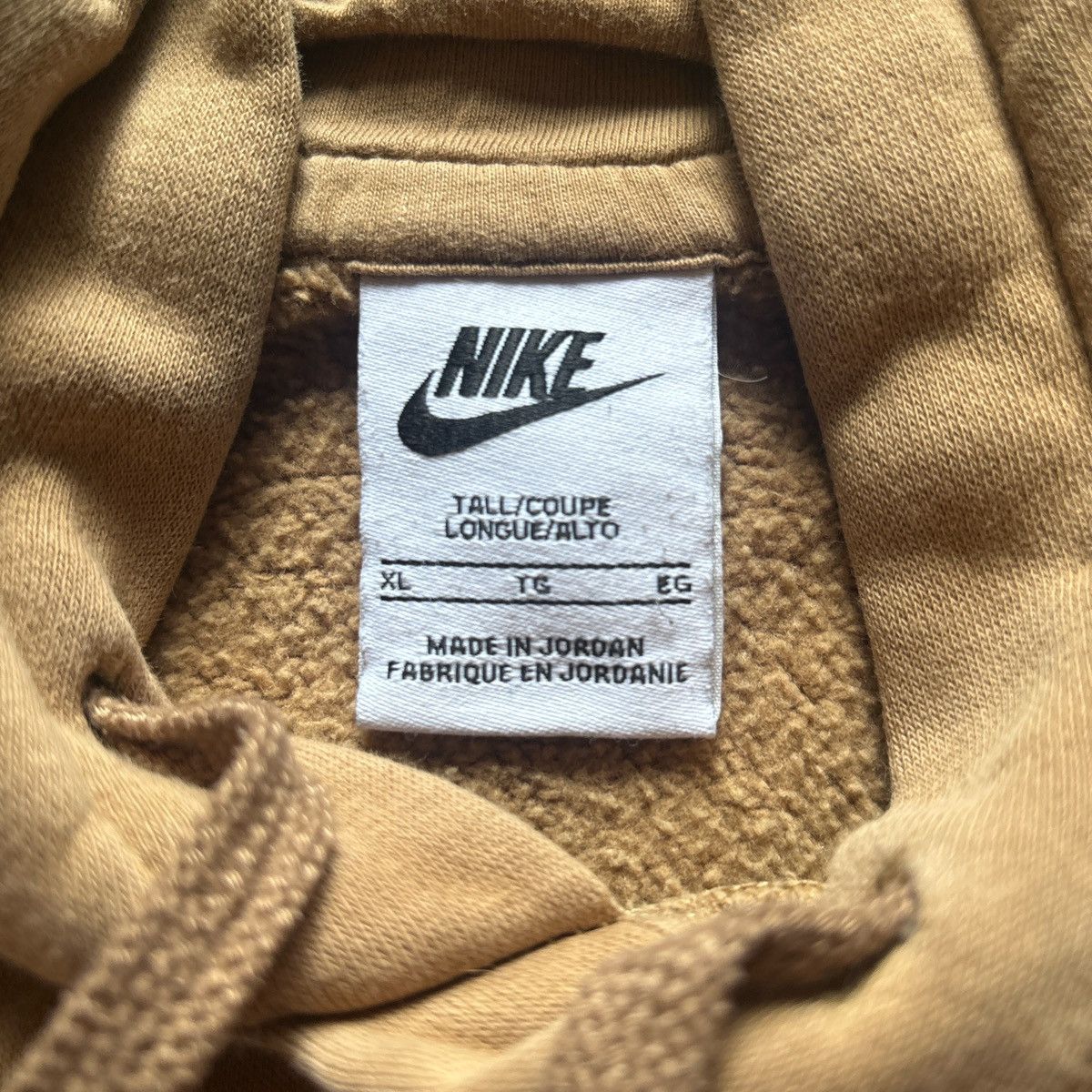 Nike Tan Nike hoodie Size US XL / EU 56 / 4 - 4 Thumbnail
