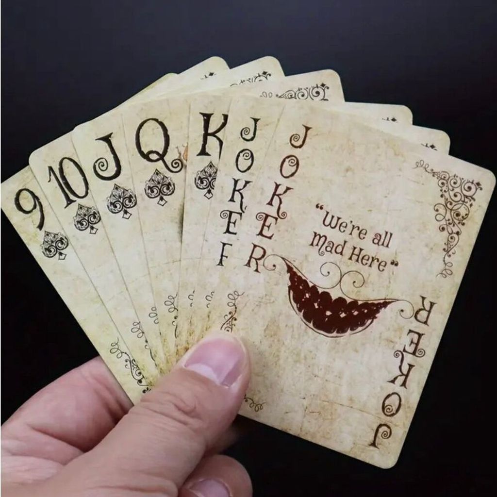 Other Wonderland Playing Cards Vintage Style Poker Game Set New Size ONE SIZE - 5 Thumbnail