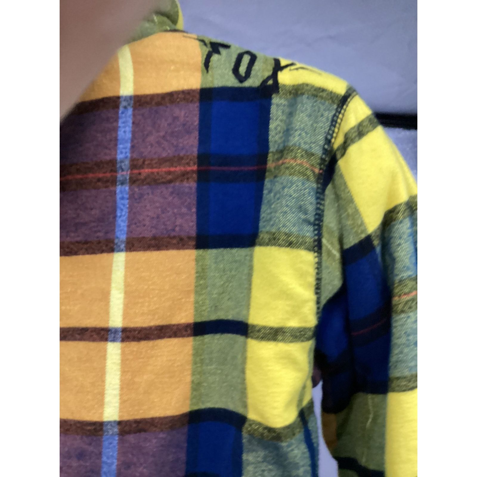 Fox Racing Fox Racing Zip Up Hoodie Jacket Medium Plaid Sherpa Lined Size US M / EU 48-50 / 2 - 5 Thumbnail