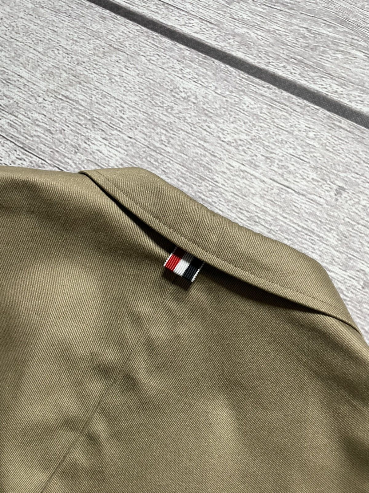 Thom Browne Thom Browne Beige Unconstructed Classic Blazer Size 48R - 9 Thumbnail