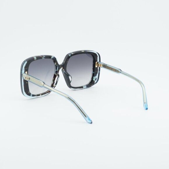 Dior Dior DIORHIGHLIGHT S3F 28A1 Sunglasses Havana Square Frame Size ONE SIZE - 3 Thumbnail