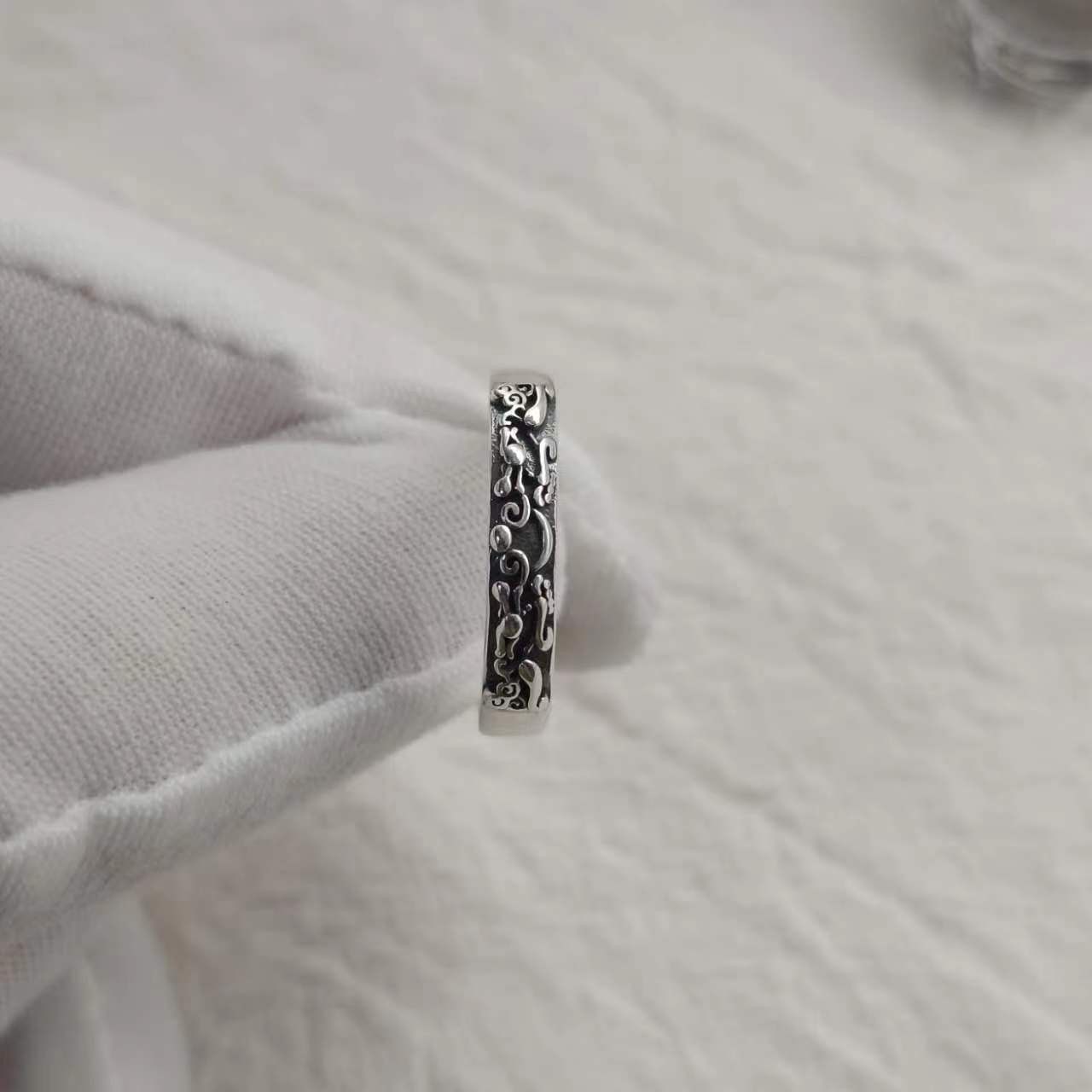 Jewelry Crazy Jewelry Rings Open Size Chrome Ring (Size 7-13) Size ONE SIZE - 2 Thumbnail