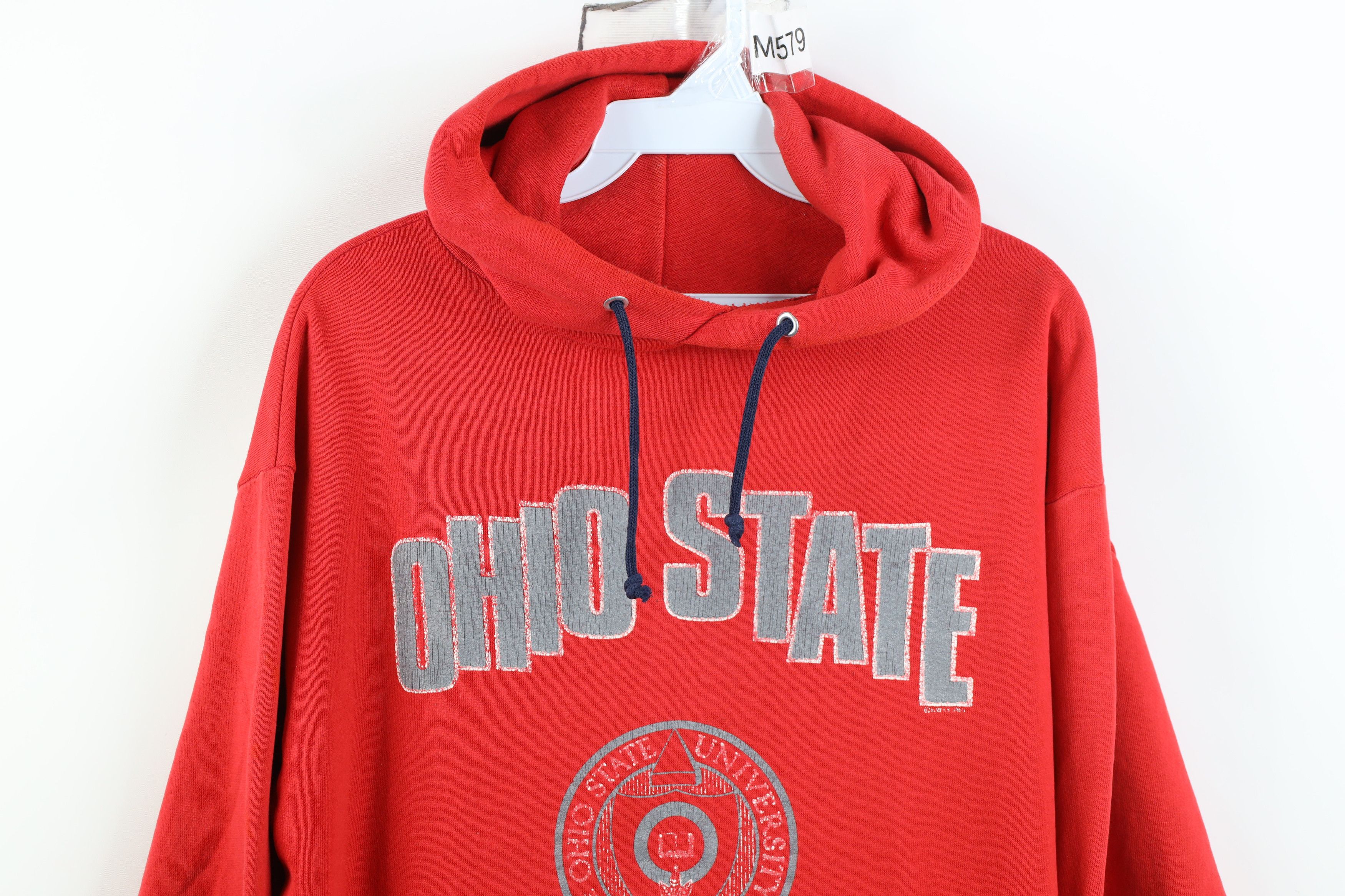 Vintage Vintage 80s 90s Ohio State University Hoodie Sweatshirt USA Size US M / EU 48-50 / 2 - 2 Thumbnail