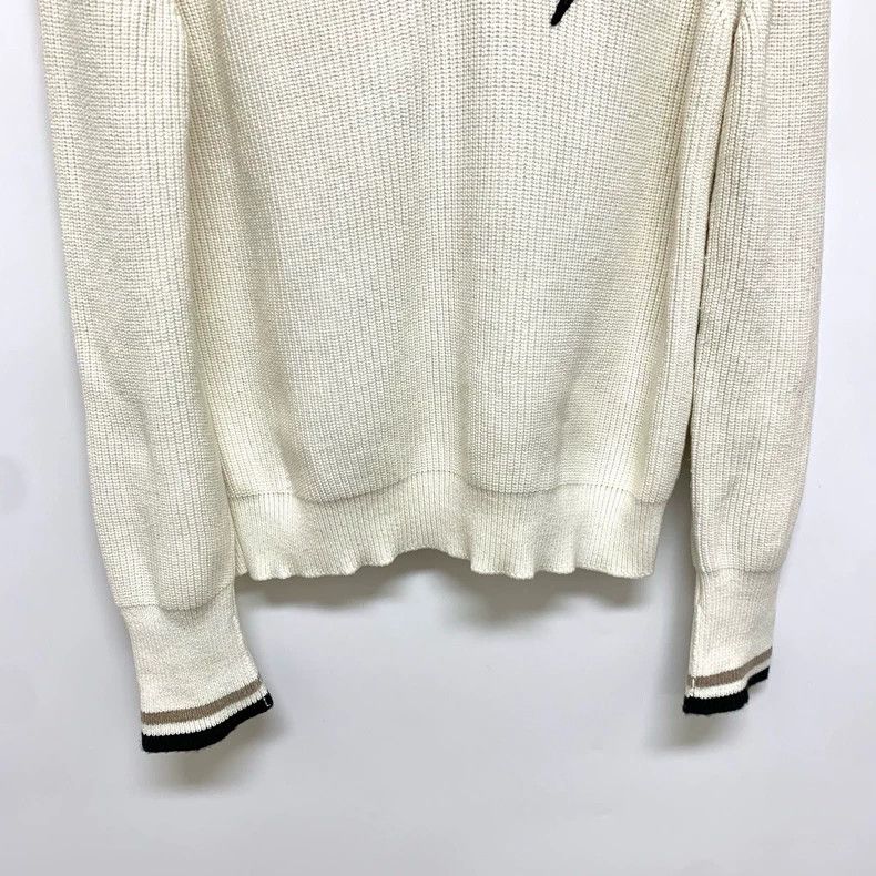 Louis Vuitton Louis Vuitton Creamy white V-neck sweater Size US S / EU 44-46 / 1 - 4 Thumbnail