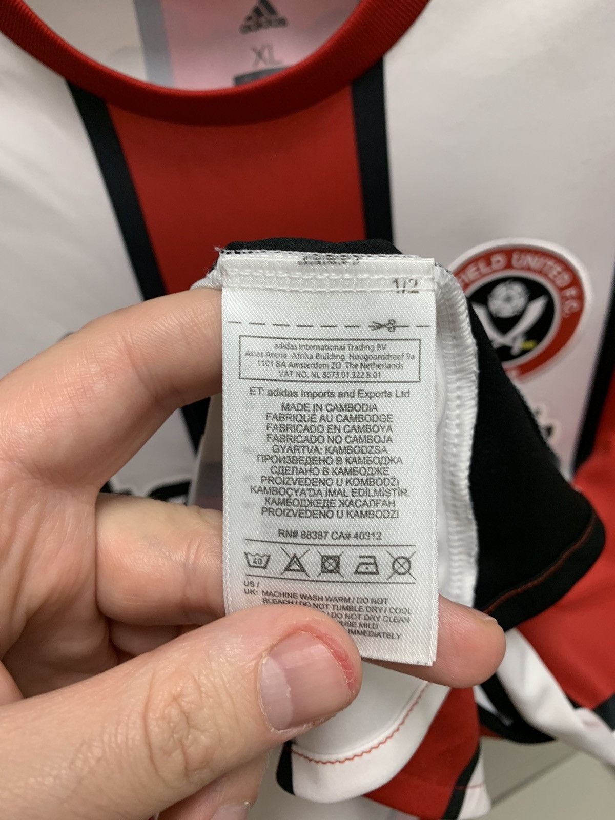Adidas Sheffield United adidas soccer jersey Xl size 2019 Size US XL / EU 56 / 4 - 4 Thumbnail
