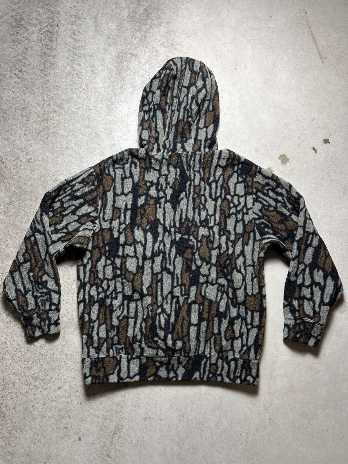 Supreme Supreme Polartec Hooded Sweatshirt Olive Treebark Camo Size US M / EU 48-50 / 2 - 7 Thumbnail