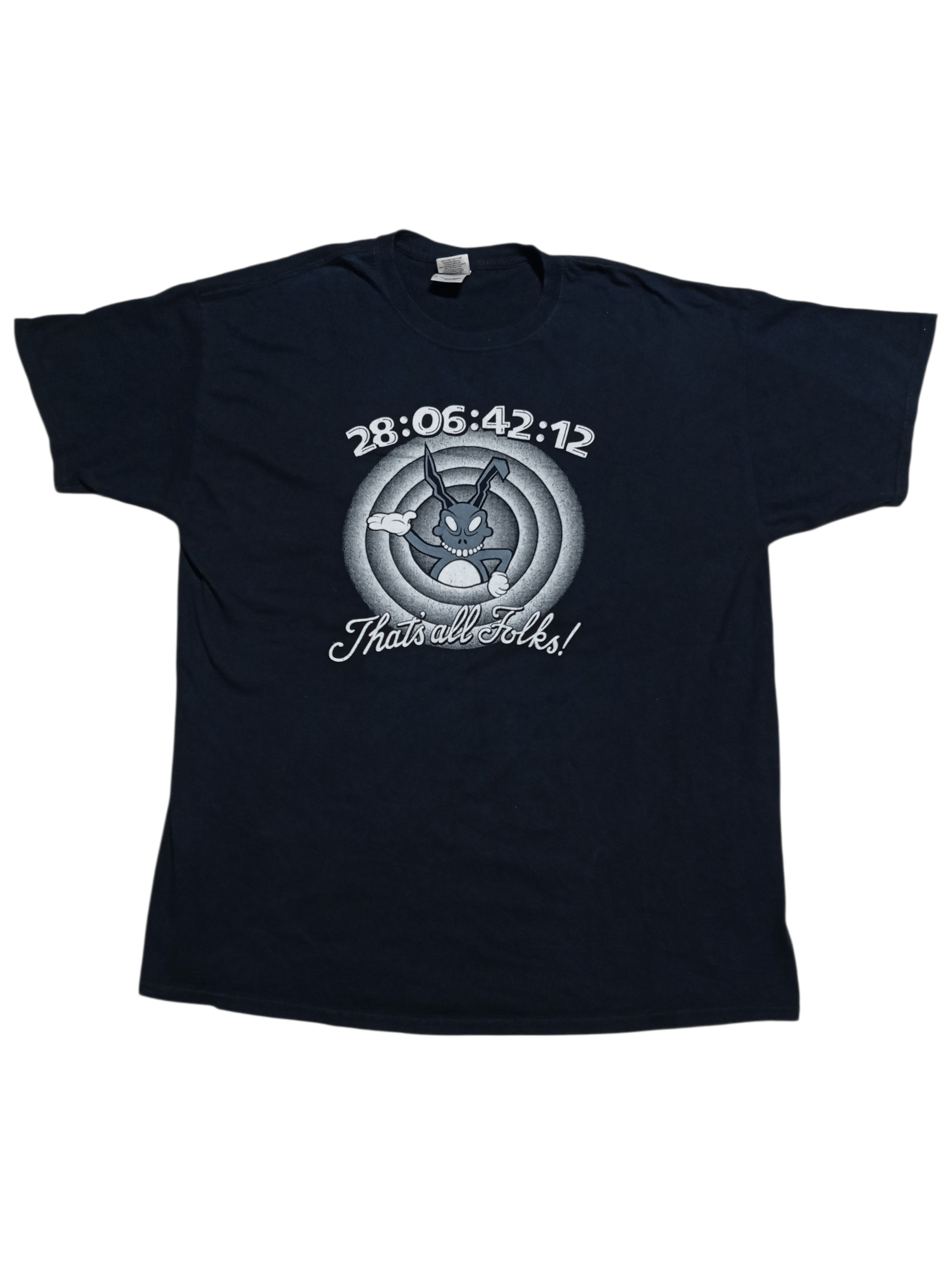 Gildan Donnie Darko "Frank Rabbit 28:06:42:12" Movie Promo Tee Size US XL / EU 56 / 4 - 1 Thumbnail