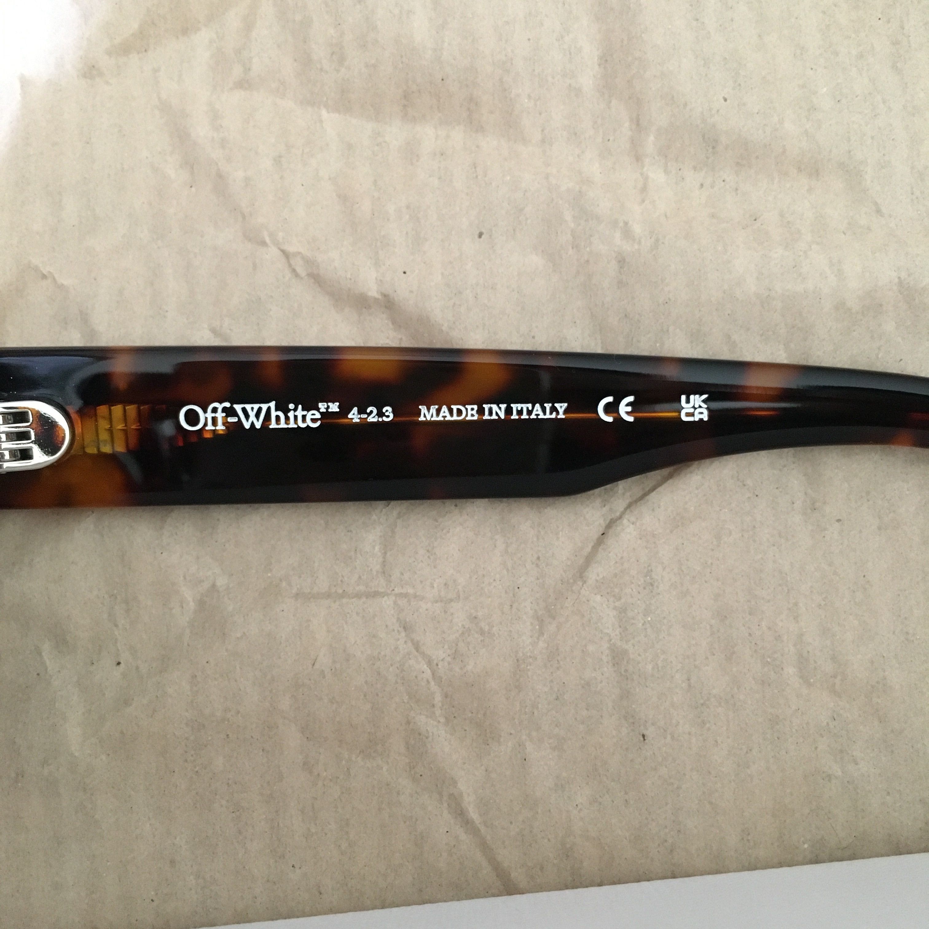Off-White × Virgil Abloh OFF-WHITE Virgil Sunglasses TORTOISE Size ONE SIZE - 8 Thumbnail
