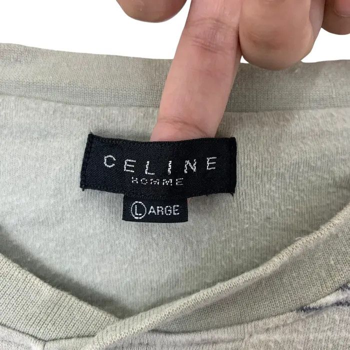 Celine Vintage CELINE PARIS HOMME Collection Striped Baggy Size US L / EU 52-54 / 3 - 4 Thumbnail