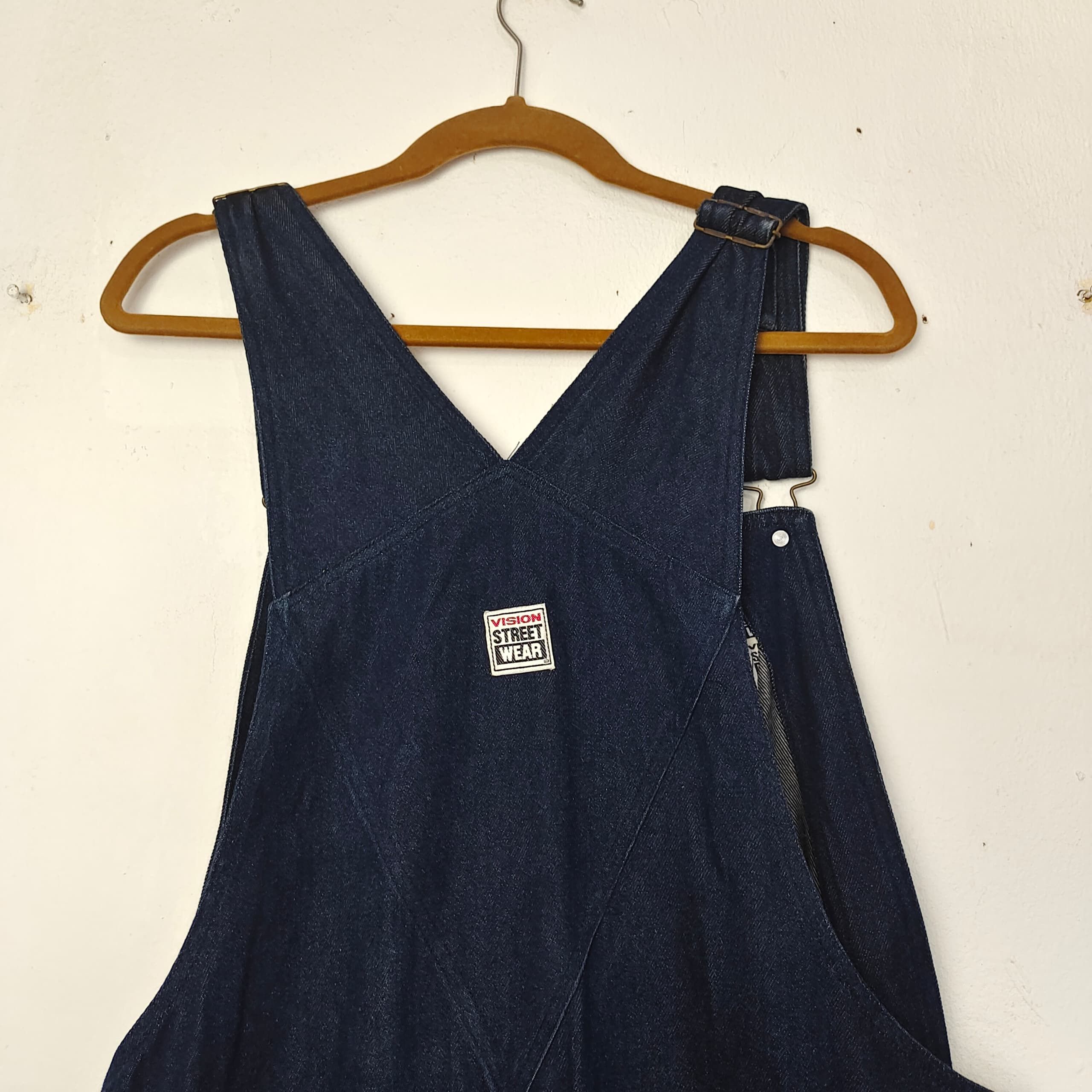 Vision Streetwear VINTAGE VISION STREETWEAR OVERALL BIB DENIM Size US 42 / EU 58 - 3 Thumbnail
