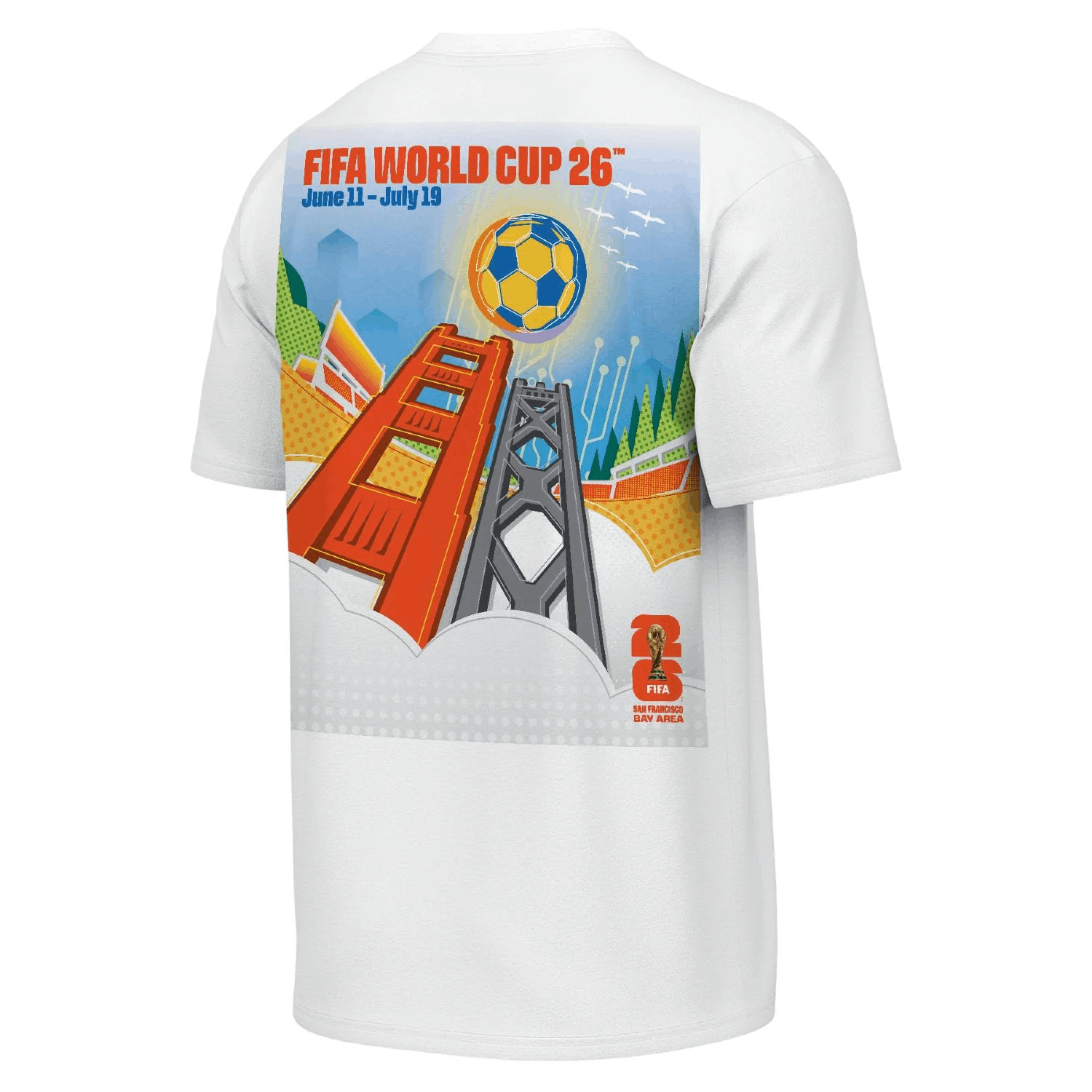 Other San Francisco Bay Area Poster White T-Shirt – Unisex Size US M / EU 48-50 / 2 - 2 Thumbnail