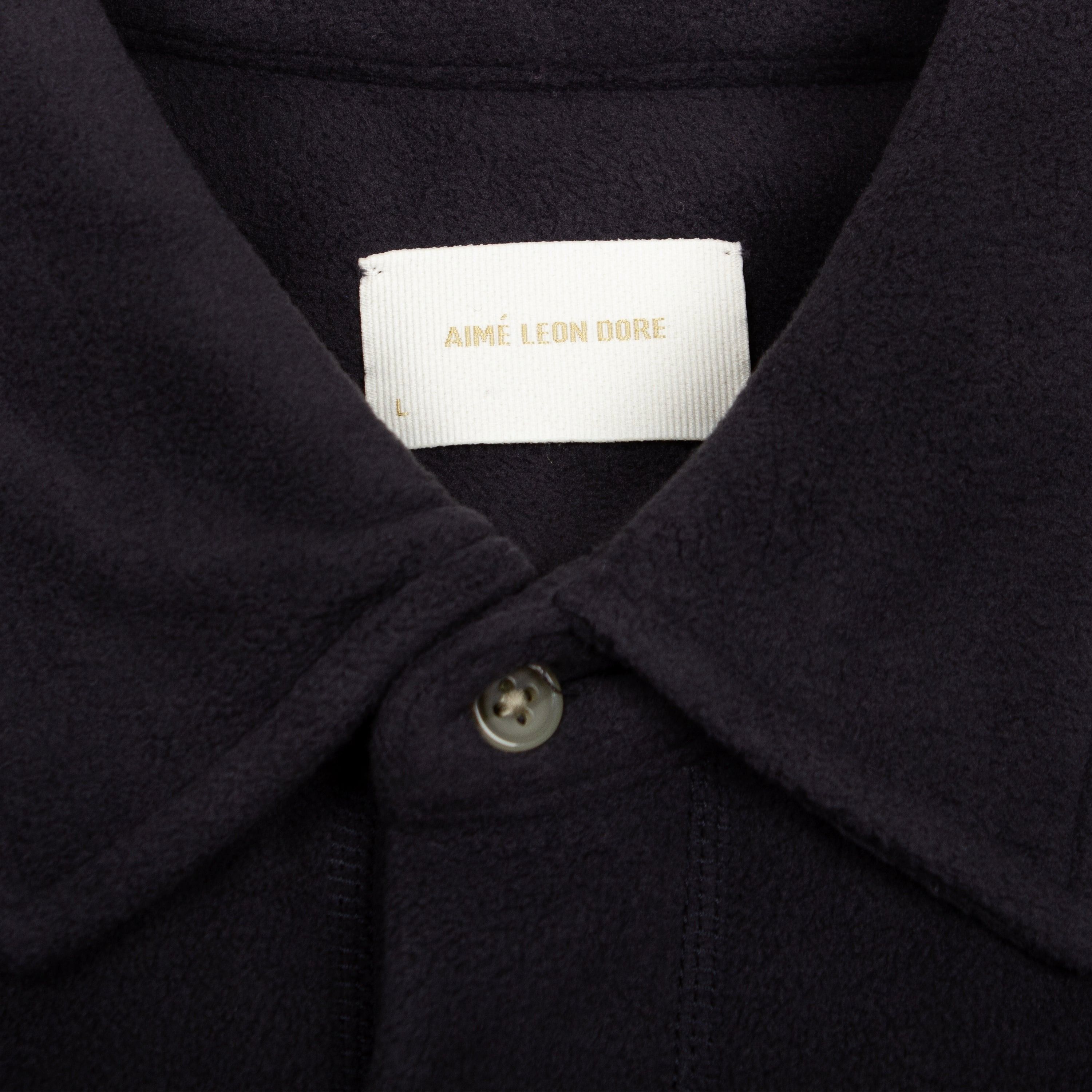 Aime Leon Dore AIME LEON DORE NAVY FLEECE SHIRT Size US L / EU 52-54 / 3 - 4 Thumbnail