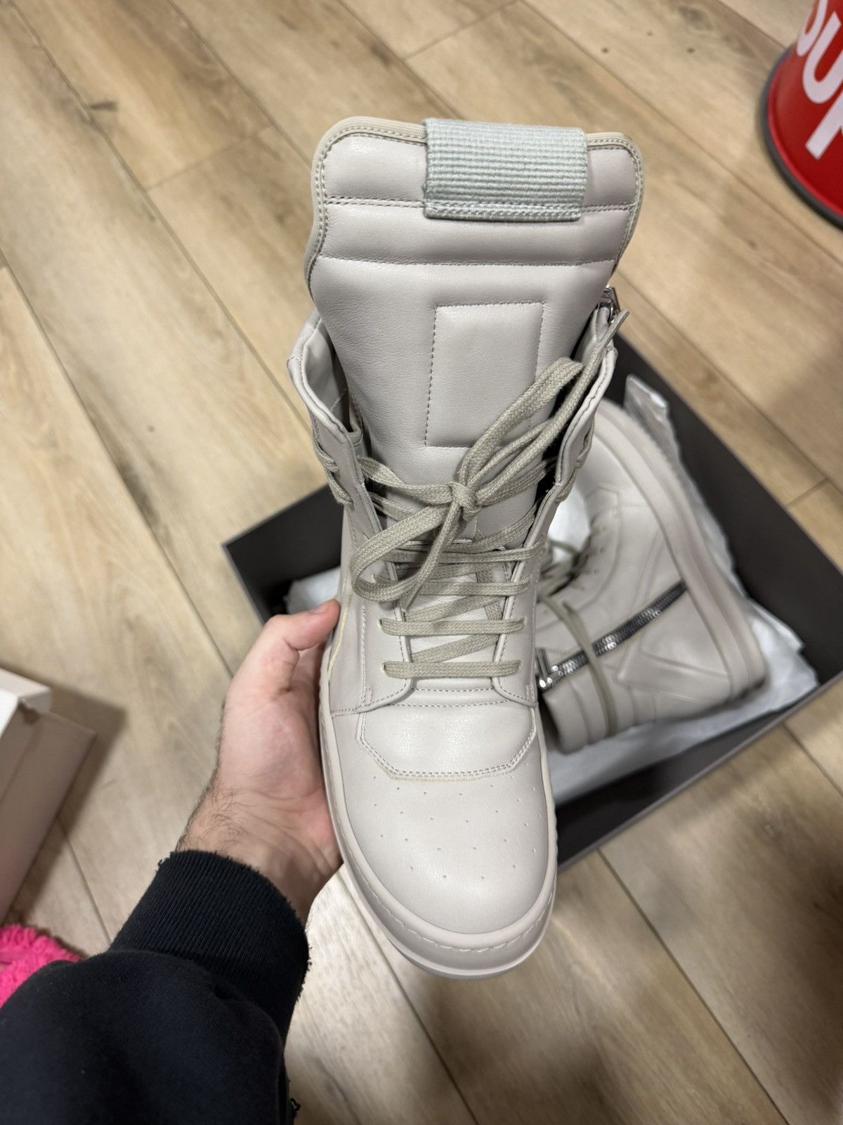Rick Owens Rick owens cream geobasket Size US 8 / EU 41 - 2 Thumbnail