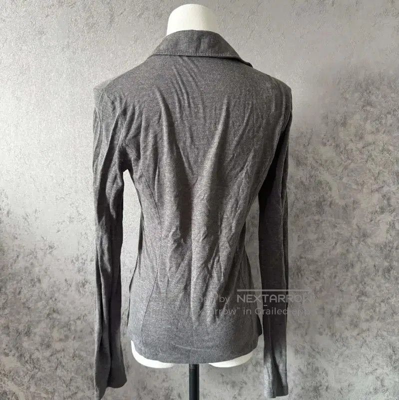 Burberry Burberry Long Sleeve Gray Cotton Blend Top. Size M / US 6-8 / IT 42-44 - 7 Thumbnail