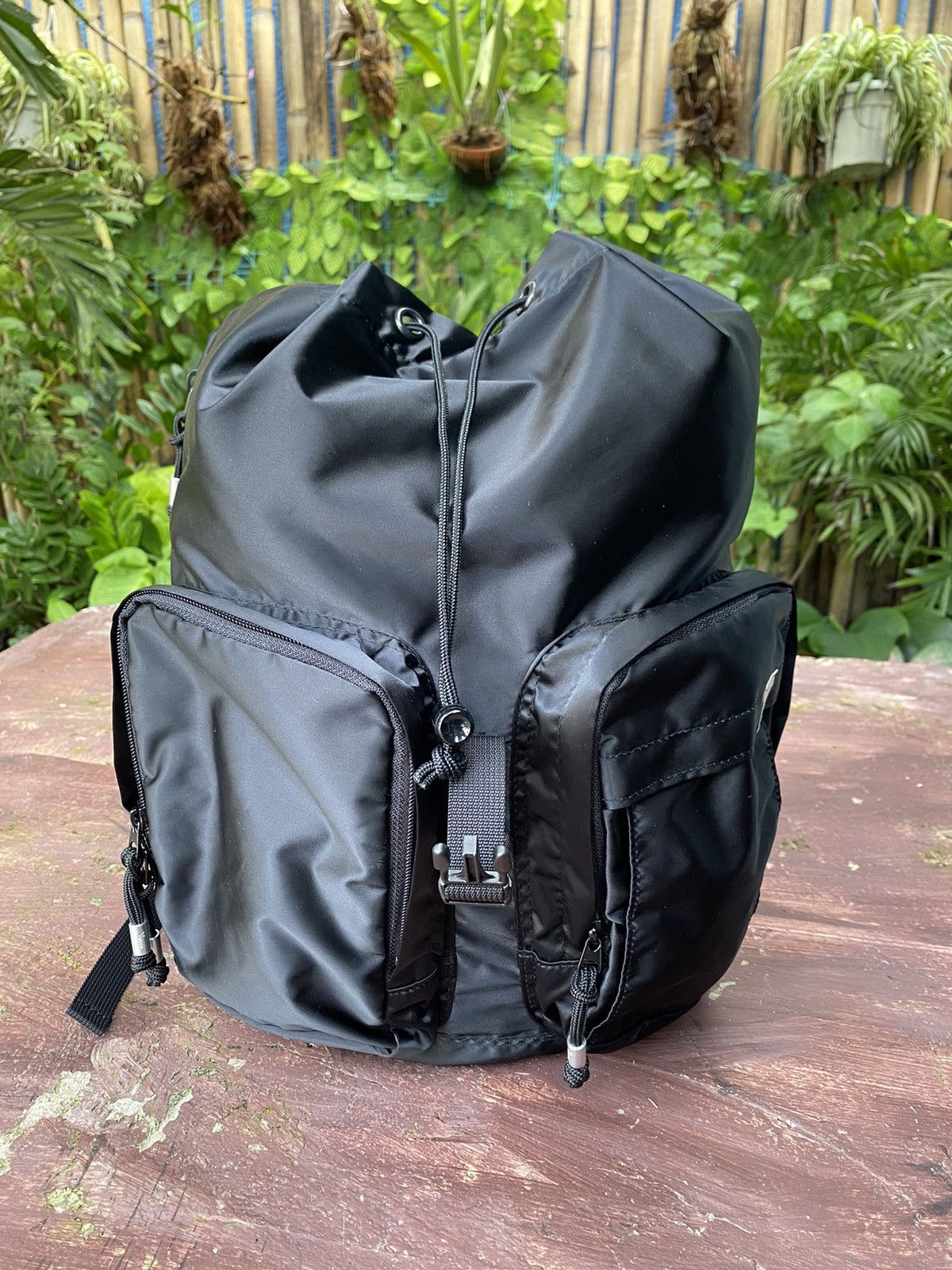 Yohji Yamamoto Yohji Yamamoto Nylon Backpack Size ONE SIZE - 6 Thumbnail