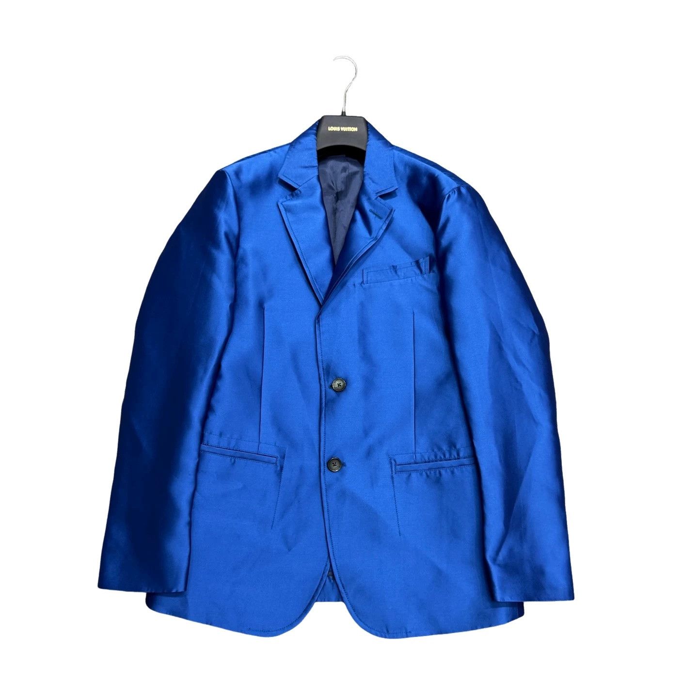 Alexander McQueen Alexander McQueen Blue Silk Blend Blazer 36R Size 36R - 1 Thumbnail