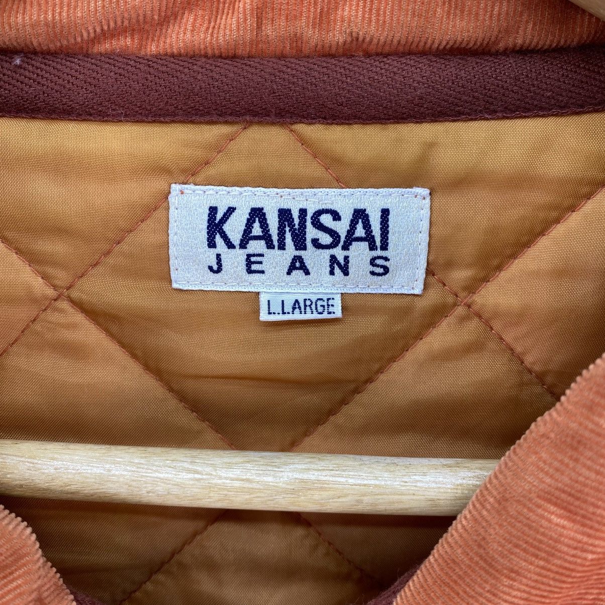 Japanese Brand Vintage Kansai Jeans Quilted Snap Button Jacket Size US XXL / EU 58 / 5 - 11 Thumbnail