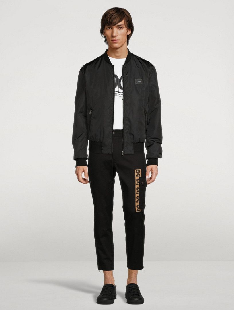 Dolce & Gabbana o1y0125 Logo Cargo Pant in Black Size US 34 / EU 50 - 6 Thumbnail