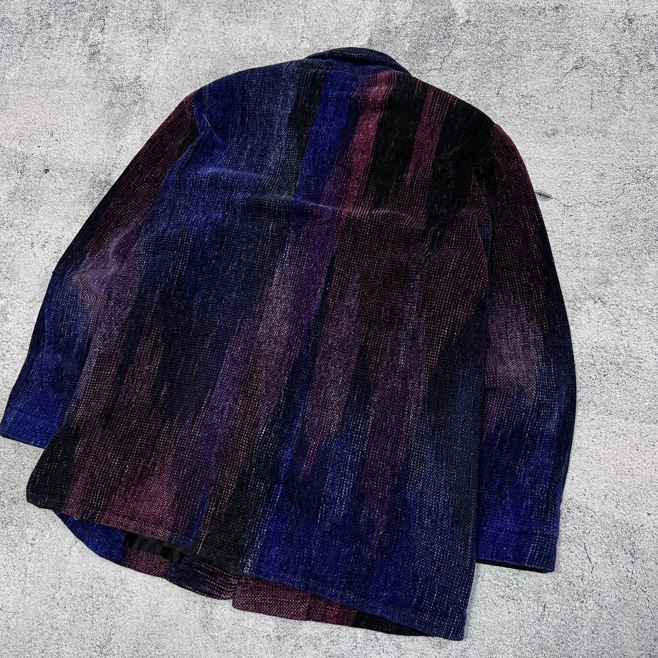 Japanese Brand × Vintage Joan McGee 100% Silk Pixelated Hand-Woven Jacket Size L Size US L / EU 52-54 / 3 - 7 Thumbnail