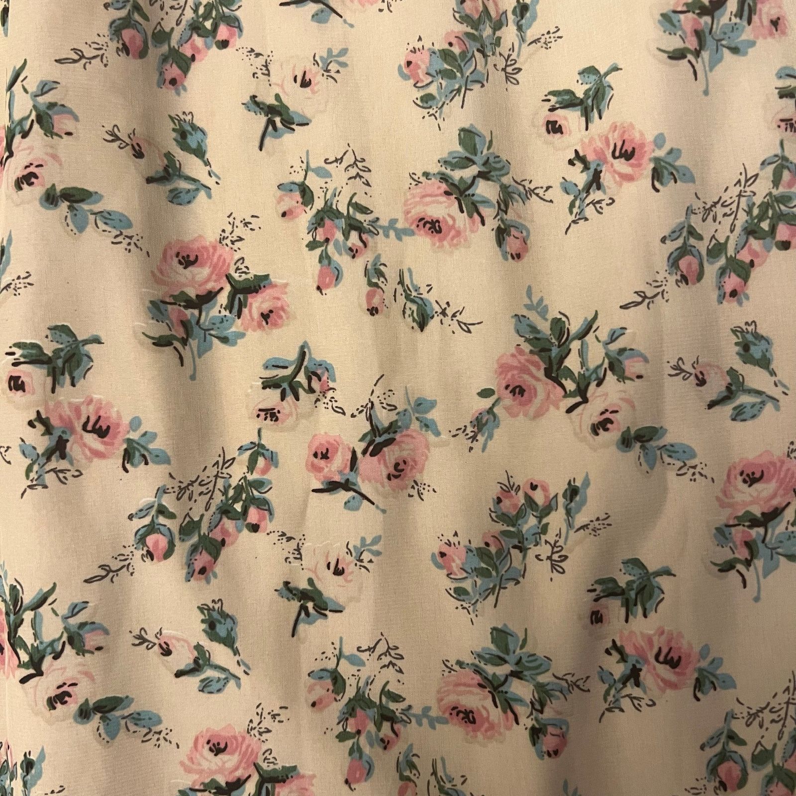 Other NWT Maurices Lightweight Mesh Ruffle Dress Medium Floral Size M / US 6-8 / IT 42-44 - 9 Thumbnail