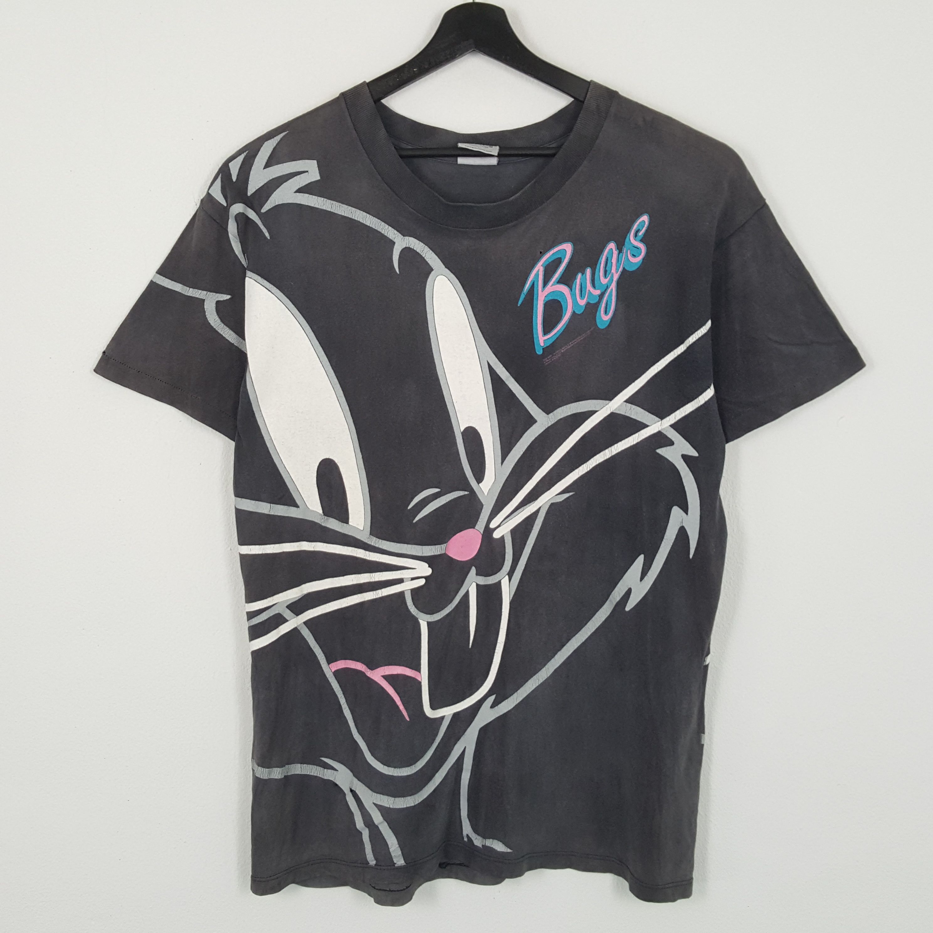 Cartoon Network × Vintage BUGS BUNNY Tshirt Vintage Big Print Cartoon Size US L / EU 52-54 / 3 - 1 Thumbnail