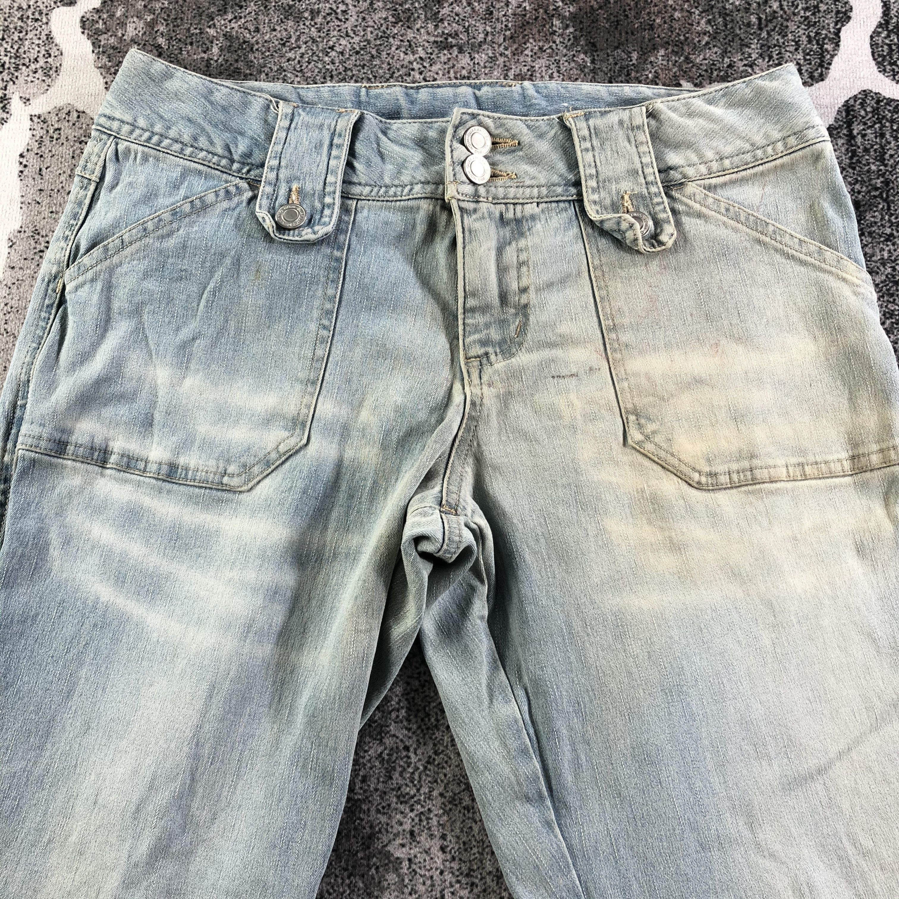 Japanese Brand Vintage Japanese Brand Bush Pants Flared Jeans KJ2417 Size US 28 / EU 44 - 4 Thumbnail
