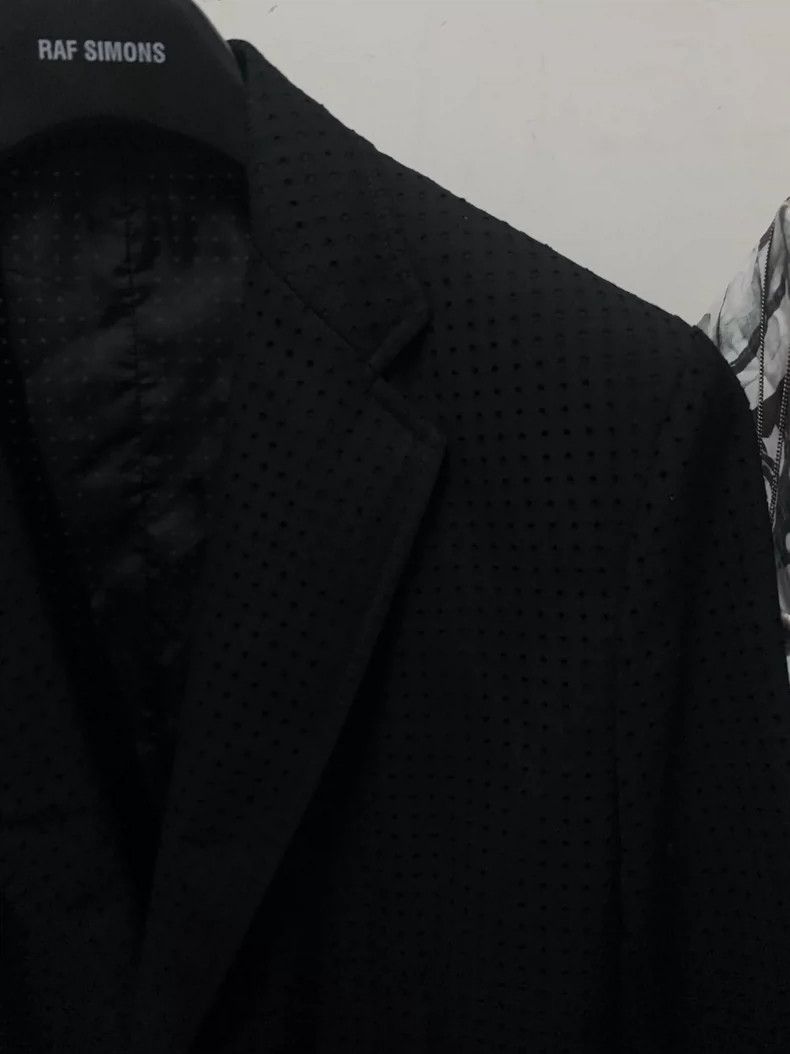 Raf Simons Raf Simons SS14 show-up laser punched wool jacket Size US S / EU 44-46 / 1 - 2 Thumbnail