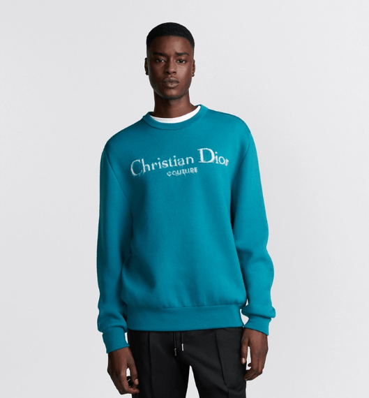Dior o1w1db10825 443M64 Christian Dior Couture Sweater in Blue Size US M / EU 48-50 / 2 - 4 Thumbnail