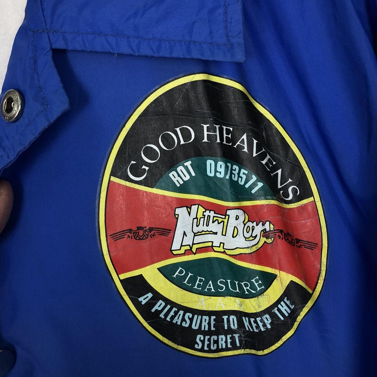 Japanese Brand VINTAGE AMERICAN LOOK NUTTY BOYS COACH JACKET BIG LOGO Size US L / EU 52-54 / 3 - 12 Thumbnail
