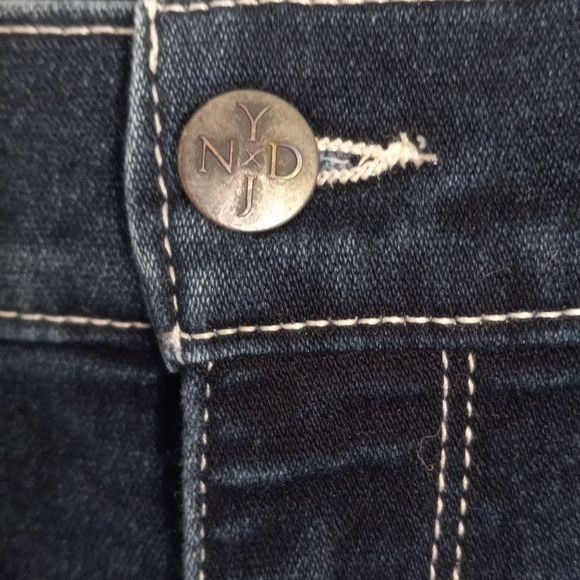 NYDJ NYDJ Size 8 Jeans Womens Dark Wash Straight Leg USA Lift Tuc Size 30" / US 8 / IT 44 - 4 Thumbnail