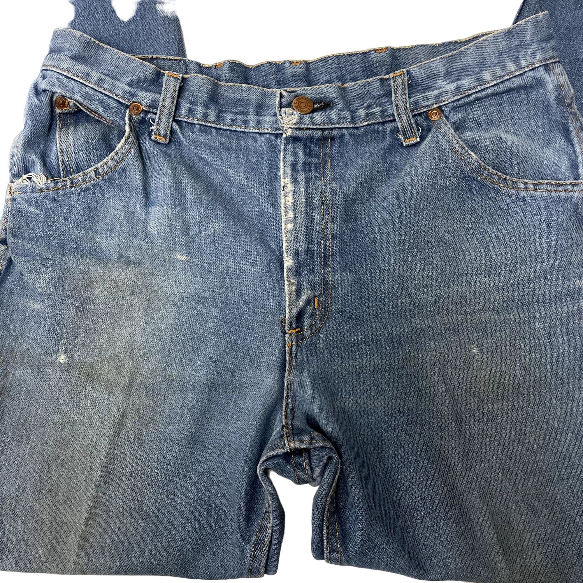 Sears Vtg Sears Roebucks DISTRESSED Blue Jeans Work Pants Size US 34 / EU 50 - 5 Thumbnail