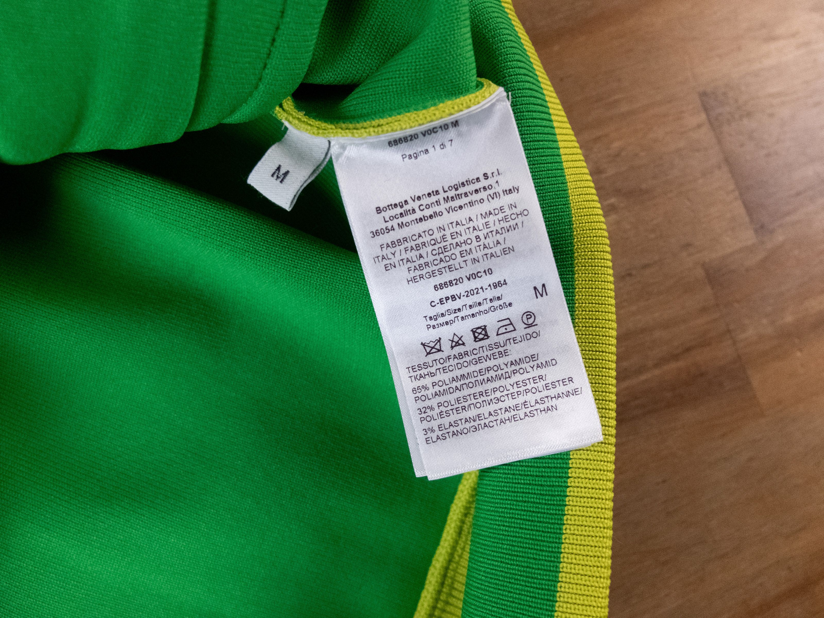 Bottega Veneta BOTTEGA VENETA green standing collar sweatshirt jacket q Size US M / EU 48-50 / 2 - 9 Thumbnail