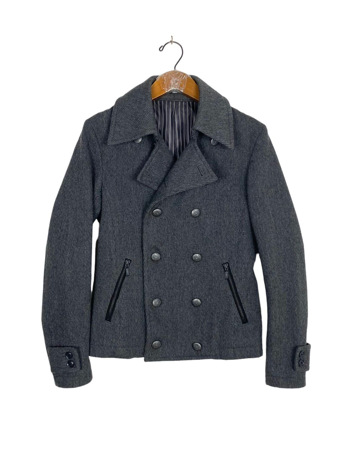 Tornado Mart Rare‼️ Vintage Tornado Mart Pea Coat Double Breasted Size US XS / EU 42 / 0 - 1 Thumbnail