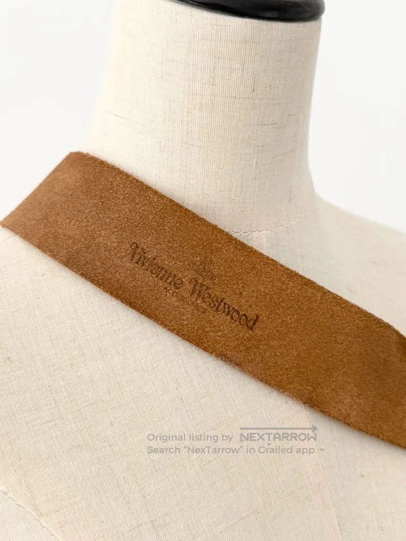 Vivienne Westwood Vivienne Westwood Red Blue Plaid Leather Belt . Size ONE SIZE - 6 Thumbnail