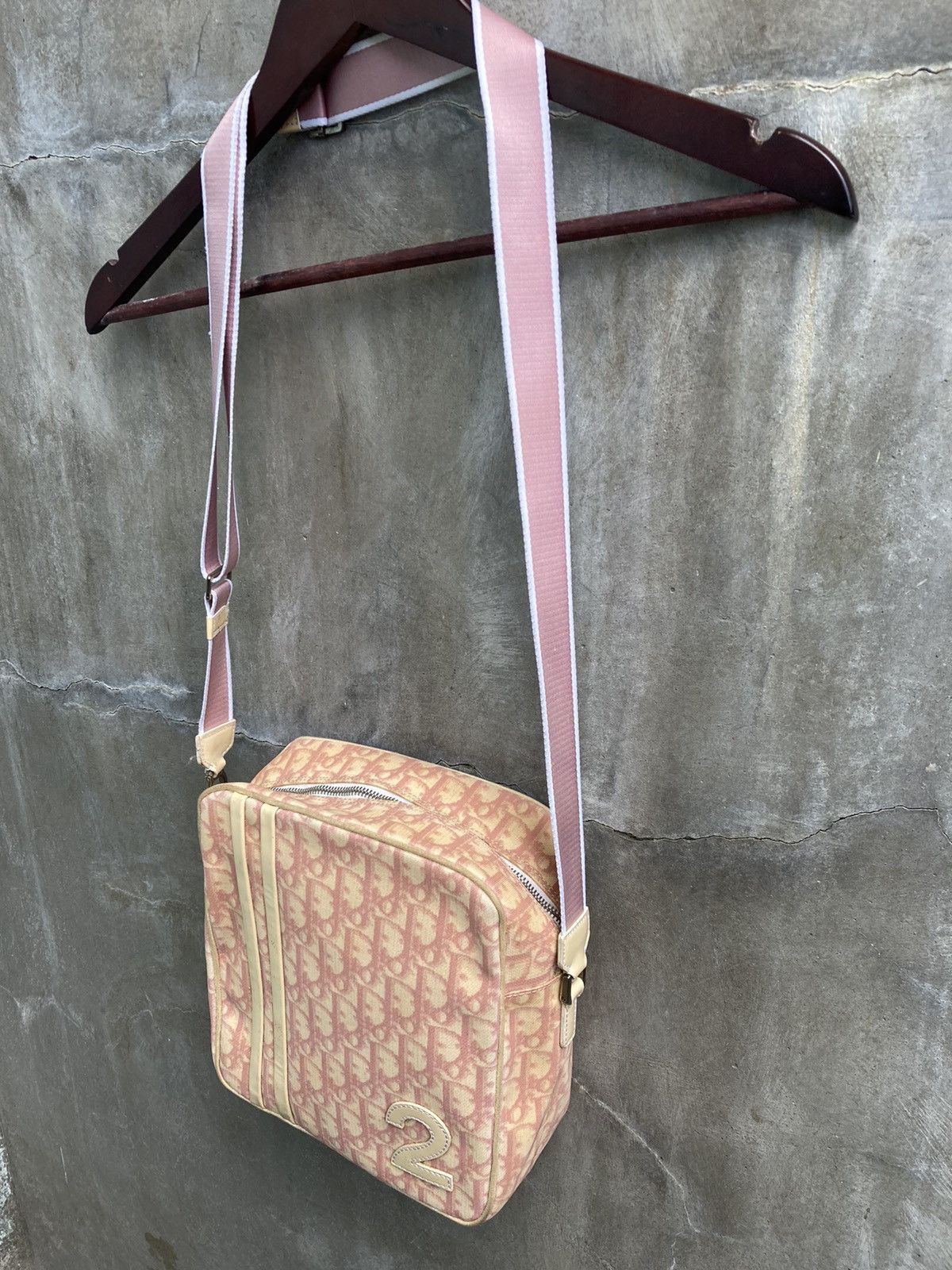Dior Monogram Trotter No. 2 Canvas Crossbody Bag Size ONE SIZE - 6 Thumbnail