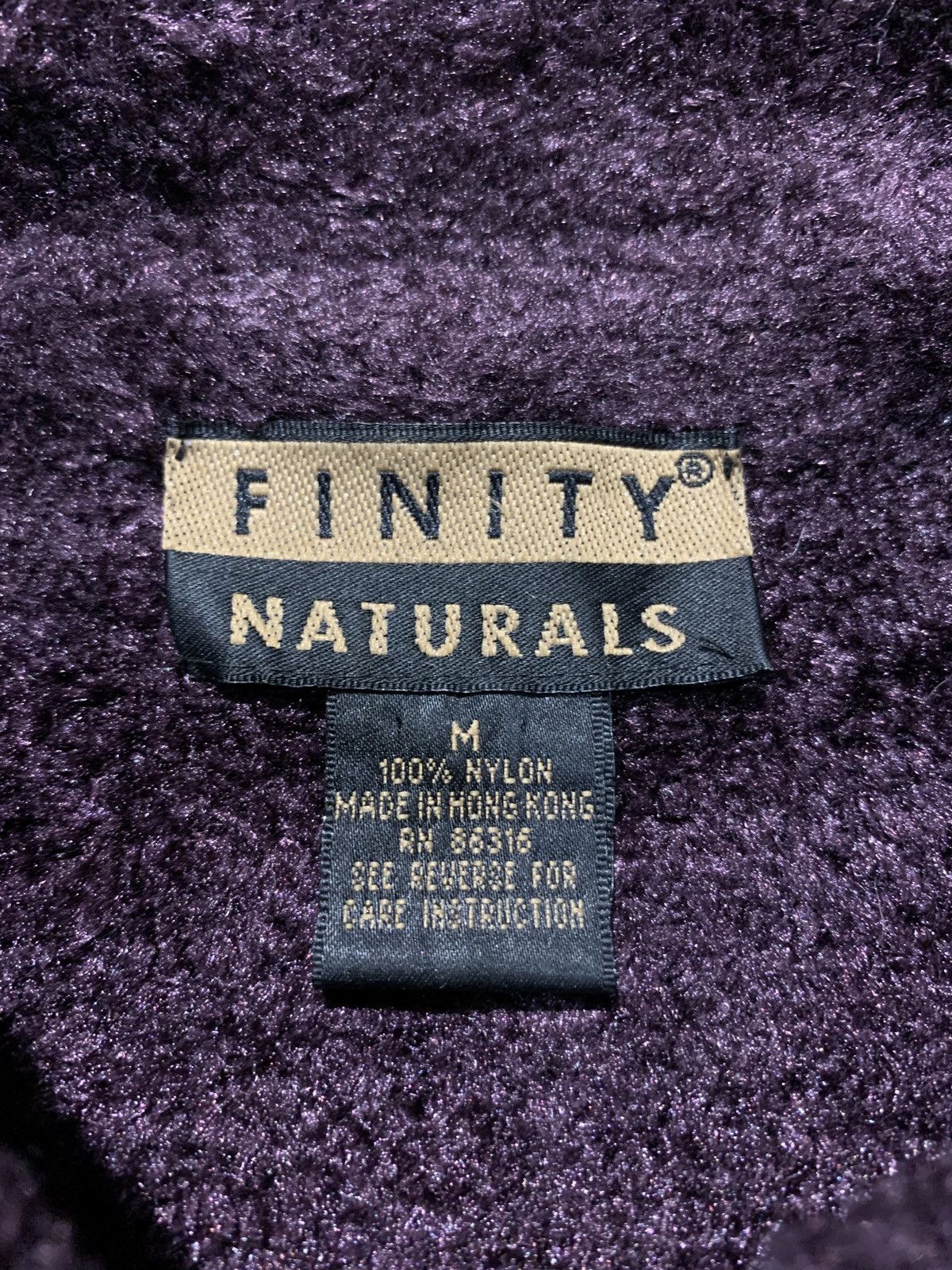 Other Vintage Finity Naturals Fleece Mockneck Sweater Size M / US 6-8 / IT 42-44 - 4 Thumbnail