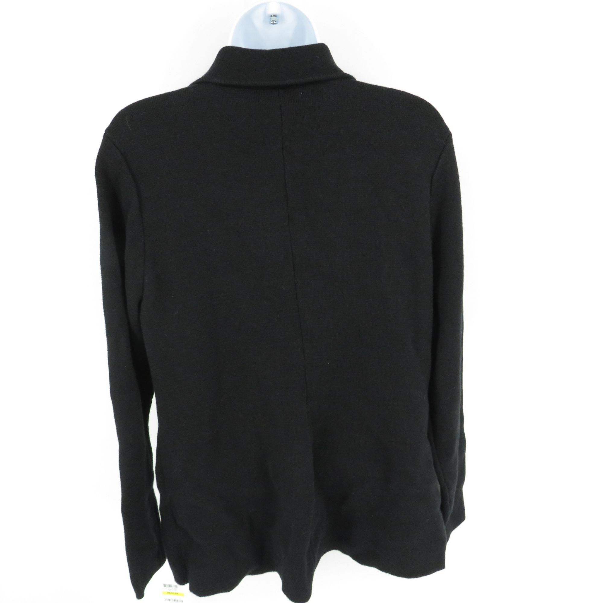 Charter Club Charter Club Womens Med Black Cardigan Blazer Button Closure Size M / US 6-8 / IT 42-44 - 4 Thumbnail
