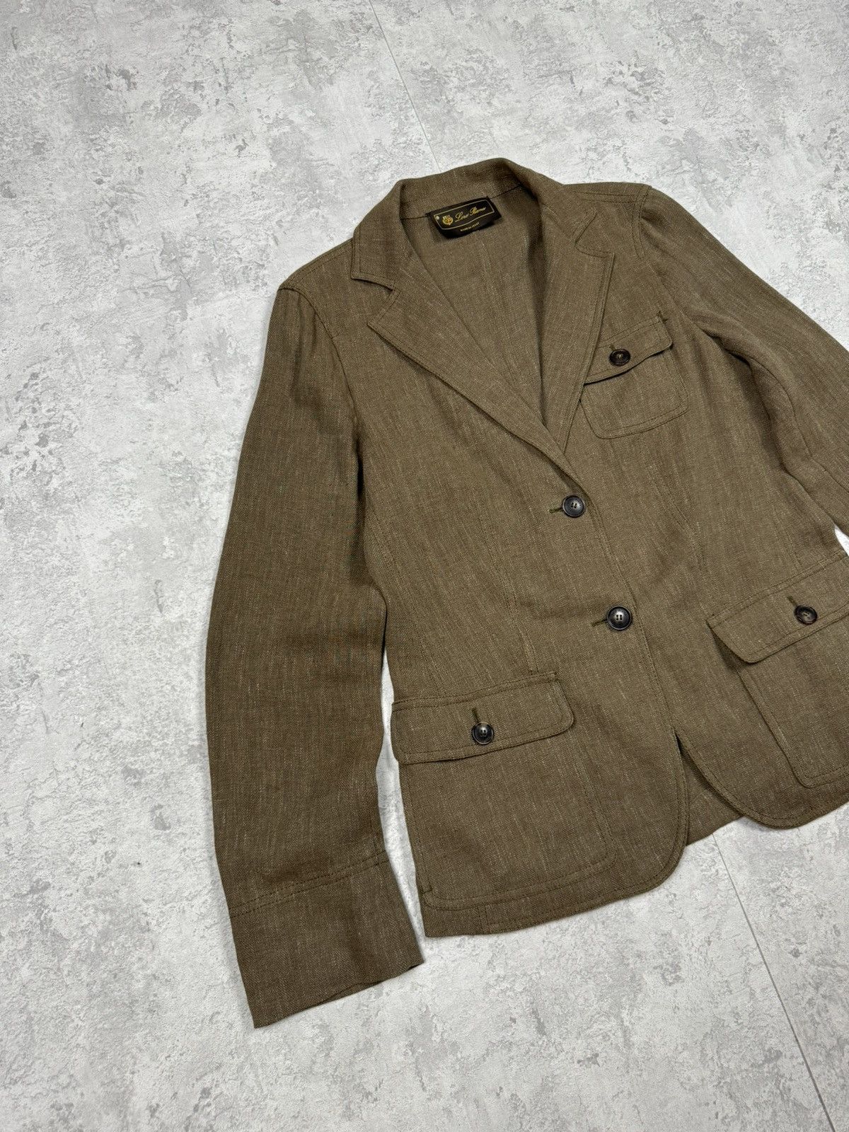 Loro Piana Loro Piana Lino Blazer Size 46 Size L / US 10 / IT 46 - 2 Thumbnail